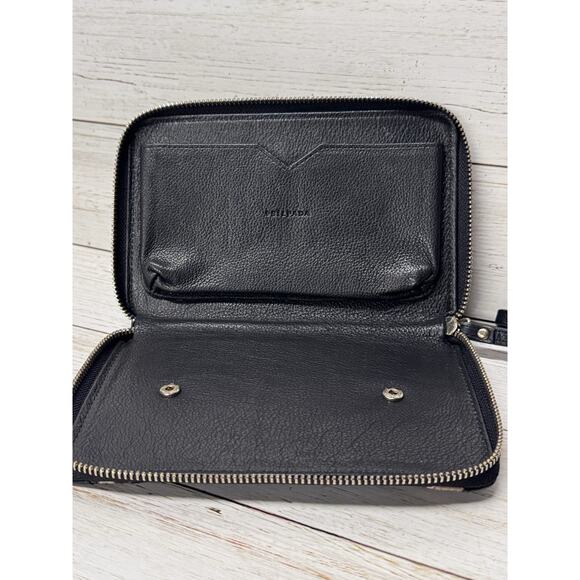 Silpada Zahara Wristlet Genuine Leather Black Animal Print Leopard *flaw 👀 - Picture 4 of 6